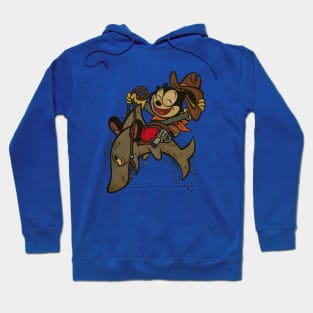 FELIX THE CAT COWBOY SHARK VINTAGE Hoodie